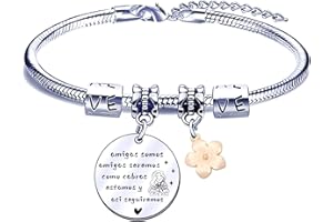 FGHJK Pulsera Amiga Regalo de Amiga Regalo Amiga Cumpleaños Navidad Regalo de Graduación Regalos para Amigas Regalos Originales para Amigas Pulsera Mejor Amiga