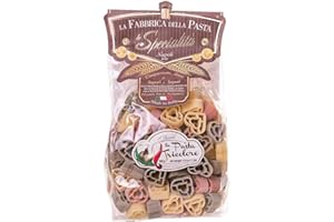 LA FABBRICA DELLA PASTA DI GRAGNANO Pâtes Tri-couleur Coeurs 500 Gr.