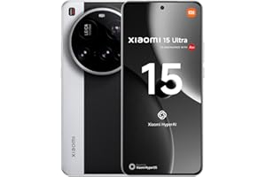 Xiaomi 15 Ultra - Smartphone de 16+512GB, Lente óptica Leica Summilux, Snapdragon 8 Elite, Pantalla AMOLED WQHD+ de 6,73" 120 Hz, HyperCharge de 90W, Cargador no Incluido, Plata cromada (Versión ES)