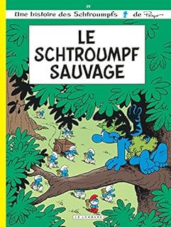 jaquette livre Le Schtroumpf sauvage, tome 19