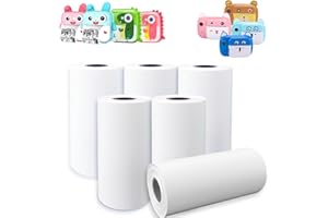 TOYOGO Instant Camera for Kids, 2.4 Inch LCD Screen Kids Print Camera, Digital Camera for Children with 6x Zoom, 24 M Pixels Dual Lens & 1080P Video Recorder, Gift for Boys and Girls (White)