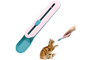 VALICAER Przysmaki dla kotów łyżka do lizania pasek dla kota łyżka łatwa w użyciu karmnik dla kotów łyżka do karmy dla kotów specjalna łyżka do karmienia kotów oszczędzająca pracę łyżka do karmienia kota pasek wyciskacz karma dla kotów może służyć do karmy dla kota (różowa)