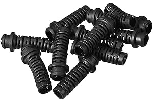sourcing map 10 Stück PVC Zugentlastung Kabelknickschutz Wetterschutz 6mm Innendurchmesser DE de