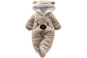 DAY8 Vêtement Bébé Garçon Hiver Chaud Pyjama Bébé Garçon Naissance Pas Cher Combinaison Bébé Fille À Capuche Automne Body Nouveau Né Fille Manteau Barboteuse Combipilote Chic