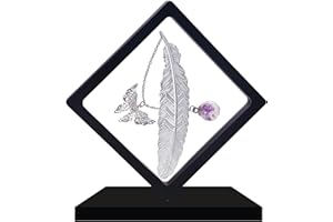OBSGUMU Metal Feather Bookmark - Great Christmas & Birthday Gifts Ideas for Women, Teachers, Mum, Children, Personalised Book Markers with Gift Box, Exquisite Reading Aids for Book Lovers(Purple)