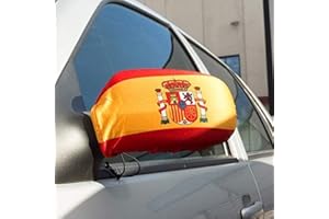 AZ FLAG Bandera para retrovisor de España - Funda de retrovisores Exteriores española - 2 Piezas