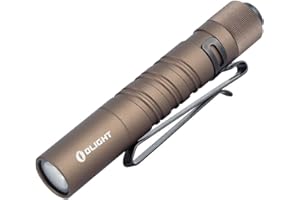 OLIGHT i3T EOS Penlight Torch 180 Lumens Mini AAA EDC Flashlight Everyday Carry Pocket Outdoor Gear for Dog Walking, Hiking, Camping, Jogging, Maintenance (Desert Tan)