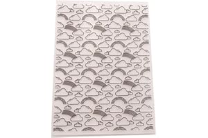 arriettycraft Cloud Rainbow Background Plastic Embossing Folder for Scrapbook DIY Album Card Tool Plastic Template Folders