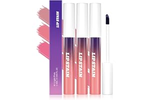 EPIREGN 3 Colors Peel Off Lip Stain - Highly Pigmented Peel Off Lip Liner Stain - Natural Lip Stain Peel Off for Women - 𝐋𝐢𝐩 Stain Long Lasting - Waterproof,Fade-Resistant,Deeply Nourishing 𝐋𝐢𝐩 Liner