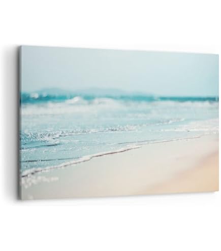 Cuadros Decoracion Salon Surf Surfista Océano Ola Lienzos Decorativos 120x80cm Cuadro Sobre Lienzo Moderno Dormitorio Cocina Cuadros Pared Imágenes Wall Art Prints Decor Grande XXL AA120x80-2785