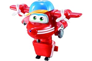 Super Wings Figura de avión y Robot transformable de Figura y Robot transformable de la Serie de animación Juguetes para niños a Partir de 3 años - Temporada 2, 12 cm