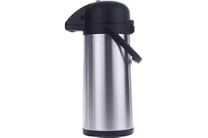 HI THERMOS ISOTHERME INOX DOUBLE PAROI A POMPE 3 LITRES
