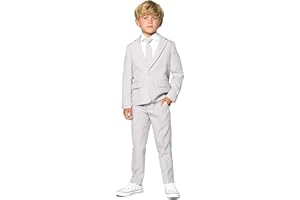 OppoSuits Men Suit Set di Pantaloni Eleganti da Lavoro Bambini e Ragazzi