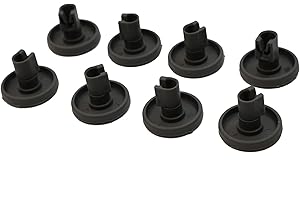 Zanussi – Rueda para cesta inferior de lavavajillas (8 unidades). Número de pieza genuina 50286965004