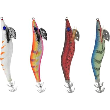 Esca Totanara Seaspin Squirty 3.0 Squirty 3.0 Di Seaspin - Esche Totanara Per Seppie E Calamari, Ideale Per Eging E Pesca Sportiva Pesci Guppy