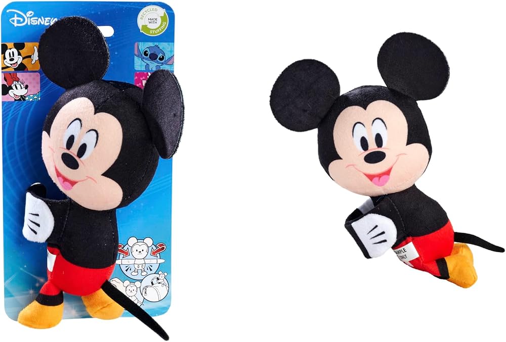 Simba, 6315870156, Disney Mickey Kafabandı, Kolay Temizlenebilir, Rahat Tasarım, Kıyafetler ile Takılabilir, 17 Cm