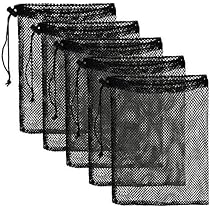 small net bags with drawstring