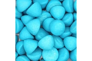 NILLKANTH Sugar Coated Paint Balls Marshmallow Sweets - Colourful Pick n Mix Marshmallow (225g, Blue)