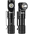 WUBEN L1 Flashlight LED Rechargeable, 2000 Lumen Torch Light Super Bright Tactical Flashlight Battery Powered, 180 Degree Rotating Right Angle Light, Waterproof Flash Light For Emergencies Camping