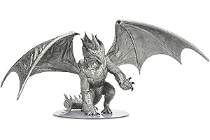 WIZKIDS D&D Icons of The Realms Miniatures prépeintes Gargantuan Bahamut