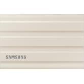 Samsung Taşınabilir T7 SSD Shield, USB 3.2 Gen 1 TB, 1.050 MB/sn Okuma, 1.000 MB/sn Yazma, Bej, MU-PE1T0K/WW