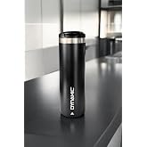 Dynamic 500ml Paslanmaz &Ccedil;elik Termos, 7 Saat Sıcak 10 Saat Soğuk Saklama, Siyah/Krem
