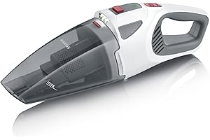 SEVERIN HV 7146 Aspirapolvere portatile per solidi e liquidi, Aspirapolvere senza fili con batteria agli ioni di litio 18,5V fino a 30min, Mini aspirapolvere da 650 ml, 4 accessori