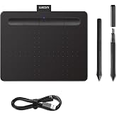 Wacom Ctl-4100Wlk-N İntuos S &Ccedil;izim Tableti, Siyah