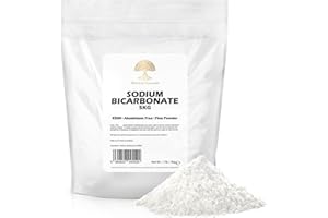 ECO-LUX ESSENTIALS Soda oczyszczona, wodorowęglan sodu 5kg czysta soda oczyszczona do czyszczenia, pieczenia, bomb do kąpieli, zapachów i zębów