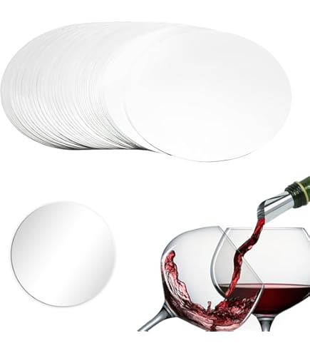 Salvagocce Per Vino In Alluminio - 60 Pezzi Riutilizzabili, Anti-Goccia Per Bottiglie - Foto 2