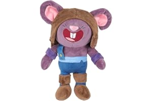RDCIRP Peluche Brawl Star, Souris en Peluche for Les Yeux aveugles, poupée d'oreiller en Peluche Mignonne, Jouet en Peluche de Souris de Collection de Dessin animé Doux for Les Fans