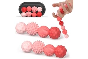 Felly 8 sztuk magnetycznych kulek antystresowych, zabawki dekompresyjne, sensoryczne, do autyzmu, akcesoria do gier, silikonowe kulki Fidget zabawki dla dzieci i dorosłych (czerwone)