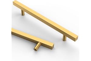 Astrée 10 Pack Gold Kitchen Cupboard Handles 160mm Stainless Steel Cabinet Handles Brass Kitchen Handles Cupboard Door Handles Drawer Handles Wardrobe Handles