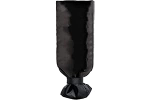 YAAVAAW Wasserhahn Abdeckung,Außen Wasserhahn Winterschutz Frostschutz Verdickung Thermoschutz für Außenwasserhahn,Schwarz Wasserhahnabdeckung Kältebeständig Wasserdicht für Garten Hof Outdoor