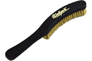 MELEGARI Spazzola per Cappelli in Legno Naturale con scatoletta