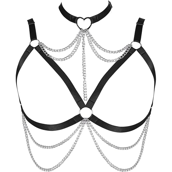 Women's Body Pentagram Harness Bra Lingerie Punk Gothic Belt cage Festival Rave Dance Accessories (Jade Green Women's Body Pentagram Harness Bra Lingerie Punk Gothic Belt cage Festival Rave Dance Accessories (Jade Green