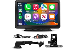 CHICSOLIS Autoradio con Touchscreen Capacitivo HD da 7 pollici - Autoradio Bluetooth 5.0 con Wireless CarPlay e Airplay, Android Auto - Radio FM/AUX/Scheda TF