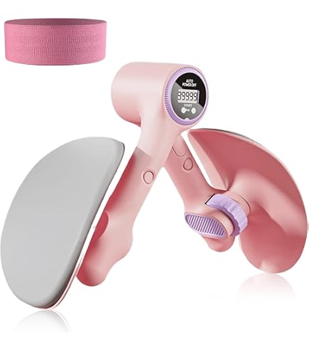 Attrezzo Per Interno Coscia Con Resistenza Regolabile 0-15 Lb E Conta Ripetizioni – Allenatore Pavimento Pelvico E Glutei