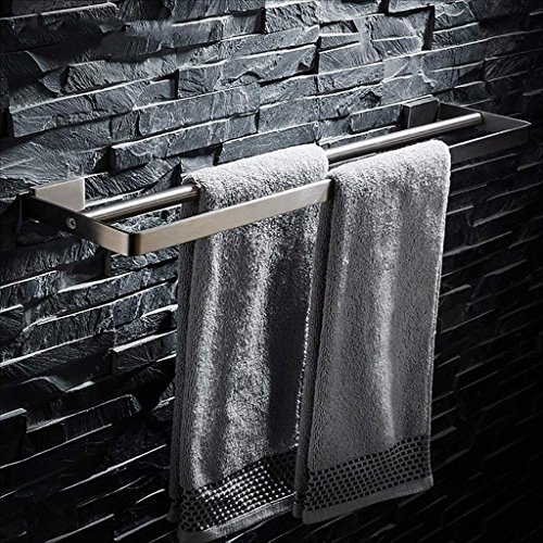 Preisvergleich Produktbild Handtuchhalter Handtuch Regal / Multifunktionsdrucker Handtuchhalter Edelstahl SUS304 Handtuch Storage Wand Bad Handtuchhalter, Handtuchhalter für Badezimmer (Farbe: 50 cm)