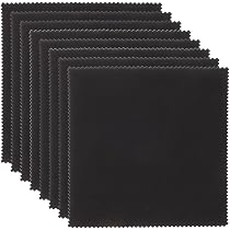 Rietlow Chiffons Microfibre Pour Lunettes - Lot De 8 (20x20cm) - Nettoyage Écrans, Lentilles Sans Rayures