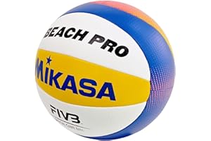 MIKASA FIVB Official Beach Volleyball, 8.5 Inch, 1 Set, 1 Ball