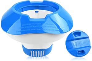 DIELOVEHUA 7" Distributeur de Chlore Flottant, Diffuseur Chlore Piscine, Distributeur de Chlore pour Piscine, Distributeur Flottant, Diffuseur de Chlore pour Piscine/Spa/Fontaines