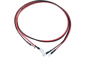 ‎ECTIVE ECTIVE H07V-K Batteriekabelsatz 6mm² rot/schwarz M6/M8 1 Meter