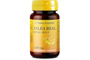 Nature Essential | Jalea Real 1000 mg Liofilizada | 60 Cápsulas | Vitalidad y Bienestar Diario