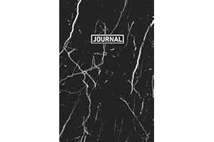 Journal - Marmor Design Schwarz: 140 nummerierte Seite (Punktpapier) I Marble Notizbuch A5 Dotted, Punktraster Notizbuch A5, Notebook, Composition ... Notizbuch, Agenda Buch, Tagebuch, Deutsch...