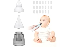 ‎URAQT URAQT Nasensauger Baby, Nasensauger Baby Elektrisch Nasenreiniger, Nasensauger Baby Staubsauger für Neugeborene Kleinkinder (Aufsatz)