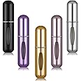 Coocicyi Perfume Refill Bottle, 0.2oz Portable Mini Refillable Atomizer Travel Size Spray Bottles Accessories (5 Pack)