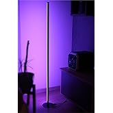 Rgb Dekoratif K&ouml;şe Led Lambader Işık Kumandalı 16 Renk Ayaklı Led Işık 120 Cm Abajur Gece Lambası