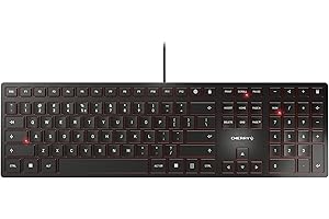 Cherry Klawiatura USB JK-1600EU-2 (US International Layout - QWERTY) Czarna