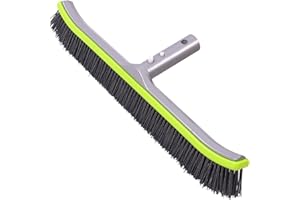 SEPETREL Pool Brush Head for Cleaning Plaster and Gunite Concrete Pool Surfaces,Heavy Duty Inground Swimming Pool Stiff Bristles Scrub Brushes